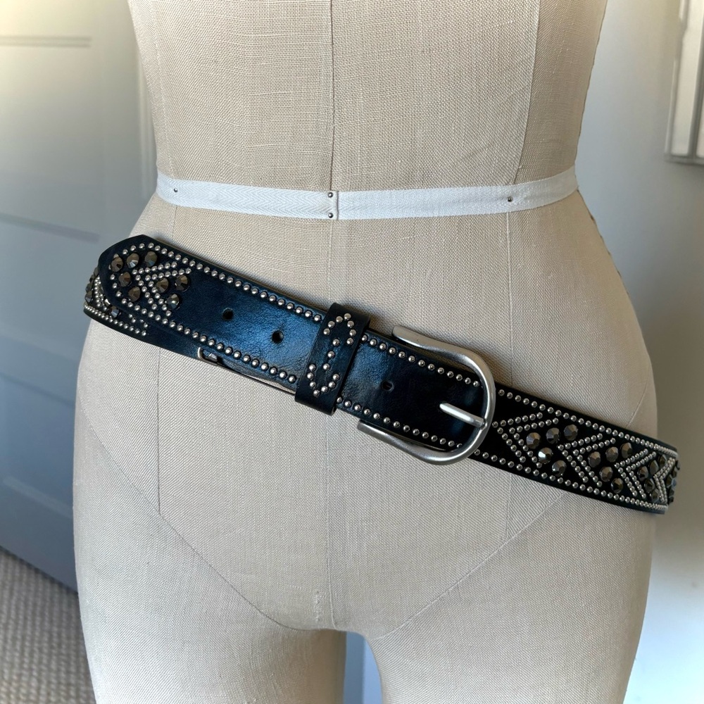 Studded Rhinestone Belt